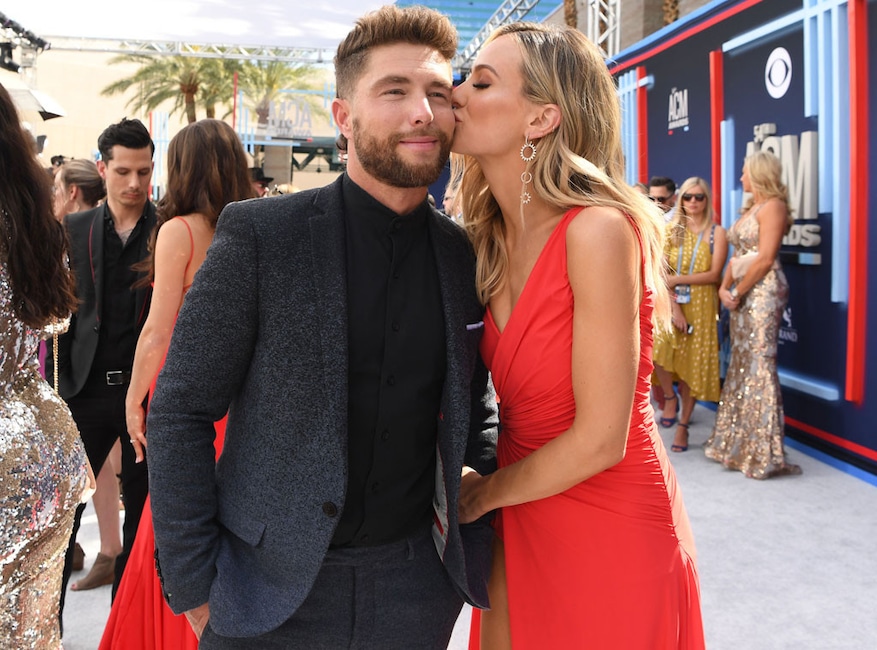 Lauren Bushnell, Chris Lane, 2019 Academy of Country Music Awards, ACM Awards, Candids